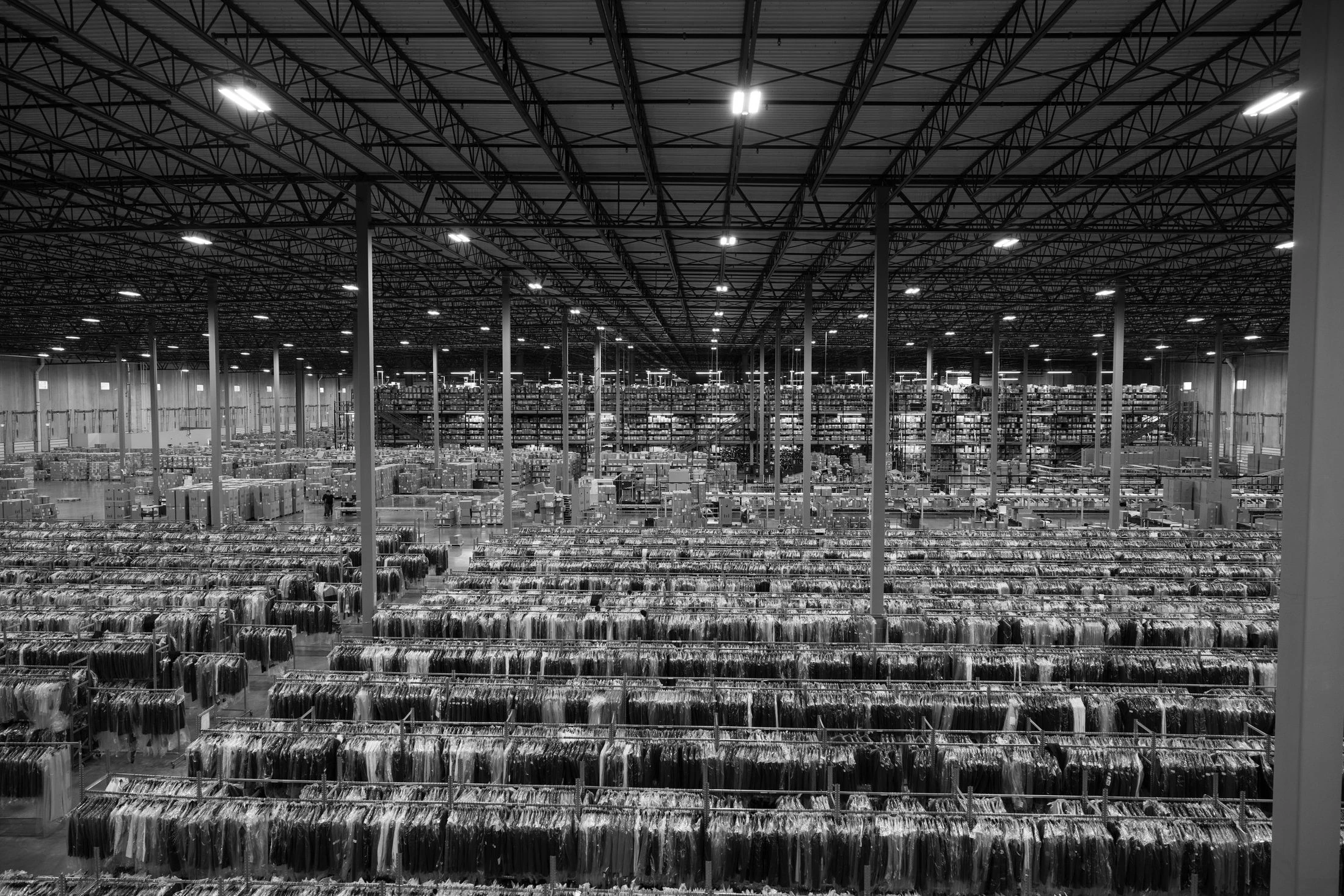 Compound Snatt Logistica a Campegine, vista aerea del sito logistico fashion